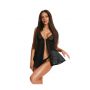 Babydoll Elianes Obsessive czarna z sercem M/L - 3