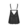 Babydoll Elianes Obsessive czarna z sercem M/L - 6