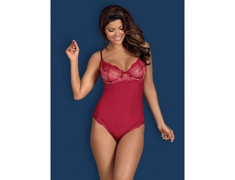 Bielizna-Rosalyne body czerwone  S/M - 2