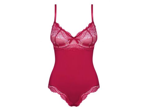 Bielizna-Rosalyne body czerwone  S/M