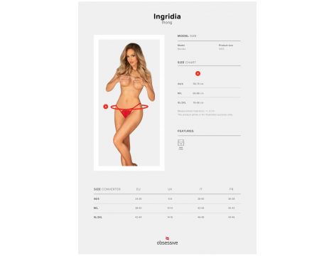 Ingridia stringi otwarte XL/2XL - 6