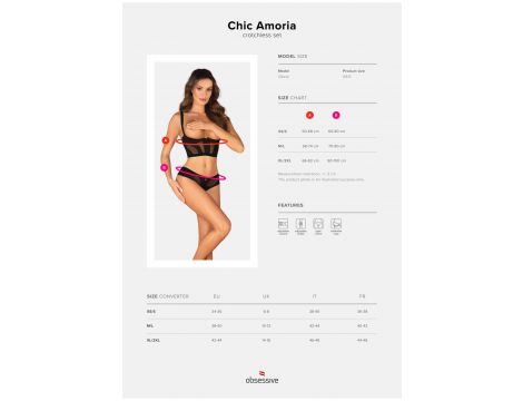 Chic Amoria komplet 2-częściowy otwarty XL/2XL - 6