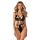 Body erotyczne wet look Obsessive Keira Lise czarne L/XL