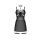 Gorset Arrowel Obsessive czarny transparentny L/XL