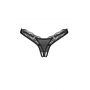 Stringi koronkowe otwarte Obsessive Arrowel czarne L/XL - 5