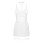 Koronkowe body z fiszbinami Obsessive Arrowel White 2XL/3XL - 2