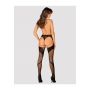 Rajstopy z otwartym krokiem Obsessive S336 czarne S/M/L - 4