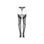 Rajstopy z otwartym krokiem Obsessive S336 czarne S/M/L - 5