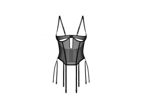 Gorset cupless Euphori Obsessive czarny L/XL - 3