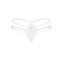Figi otwarte koronkowe Arrowel White Obsessive S/M - 2