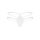 Figi otwarte Obsessive Arrowel White koronkowe L/XL