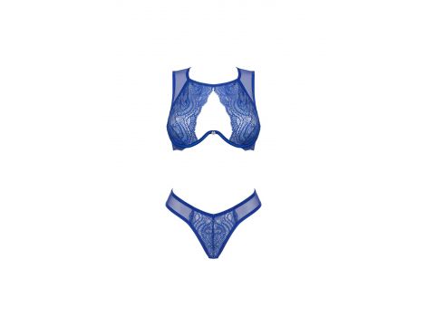 Bielizna-Giselia komplet 2-częściowy niebieski   XS/S - 6