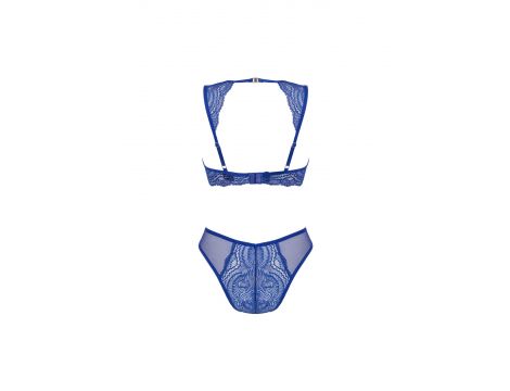 Bielizna-Giselia komplet 2-częściowy niebieski   XS/S - 4