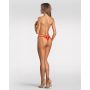 Koronkowe stringi otwarte Matildea Obsessive czerwone 2XL/3XL - 5