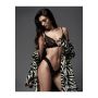 Komplet bielizny erotycznej Perisia Obsessive transparentny czarny M/L - 5