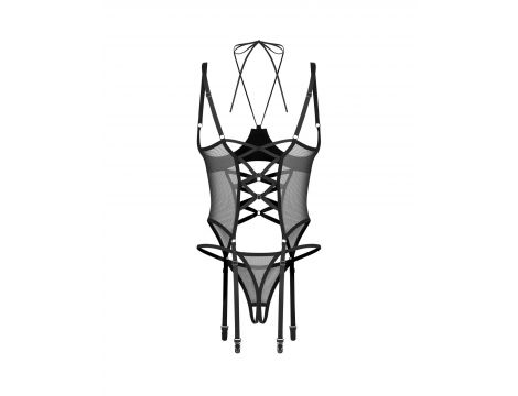 Dominna gorset i stringi otwarte   S/M - 6
