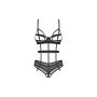Body erotyczne otwarte Euridia Obsessive czarne XL 2XL - 4