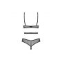 Body erotyczne otwarte Euridia Obsessive czarne XL 2XL - 5