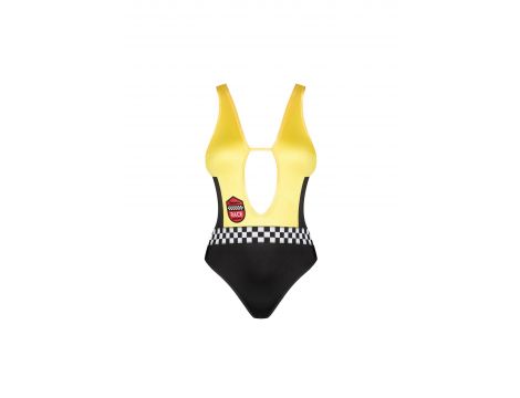 Body erotyczne Obsessive Rallien sportowe wielokolorowe XL/2XL - 3