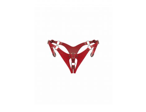 Stringi otwarte Inferro Obsessive czerwone S/M/L - 6