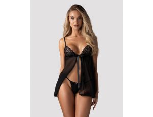 Babydoll Blomentis z stringami Obsessive XL 2XL