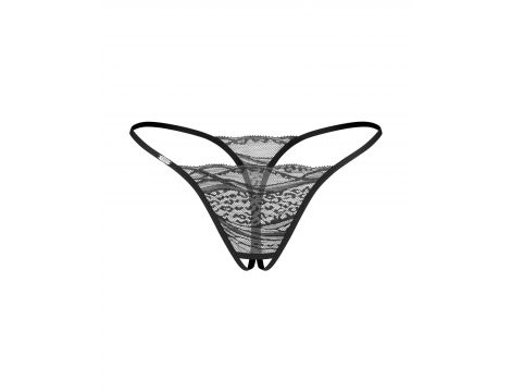 Dwupak stringów otwartych Bianca Obsessive S/M - 9
