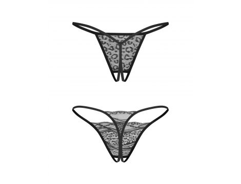 Dwupak stringów otwartych Bianca Obsessive S/M - 13