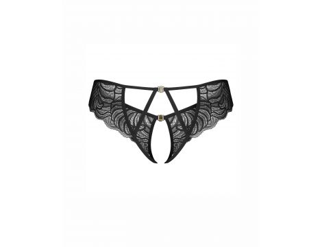 Stringi koronkowe otwarte Divienne Obsessive S/M - 8