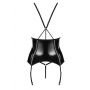 Bielizna- Stormea gorset i stringi  S/M czarny - 5