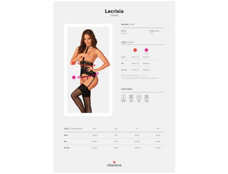 Bielizna-Lacrisia gorset  M/L - 7