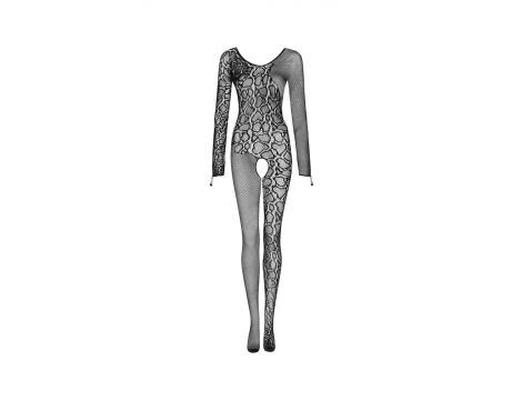 Bodystocking Obsessive G326 czarny z wężowym wzorem S/M/L - 2