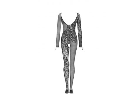 Bodystocking Obsessive G326 czarny z wężowym wzorem S/M/L - 5