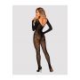 Bodystocking Obsessive G326 czarny z wężowym wzorem S/M/L - 5