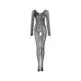 Bodystocking Obsessive G326 czarny z wężowym wzorem S/M/L - 3