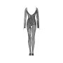 Bodystocking Obsessive G326 czarny z wężowym wzorem S/M/L - 6