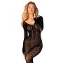 Bodystocking Obsessive G326 czarny z wężowym wzorem S/M/L - 7