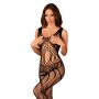 Bodystocking Obsessive G328 S/M/L z otwartym krokiem - 6