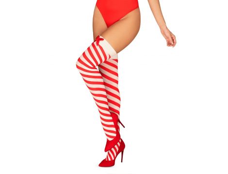 Bielizna-Kissmas pończochy czerwone L/XL - 7