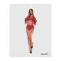 Komplet bielizny erotycznej otwarty Obsessive Rossay Red S/M - 2