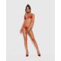Komplet bielizny Luise Sublim Red otwarty Obsessive L/XL - 4