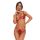 Komplet bielizny Luise Sublim Red otwarty Obsessive L/XL