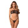 Siatieczkowy transparentny komplet bielizny Obsessive Orinelle L/XL - 4