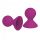 Pompka- Me You Us Dual Masseuse Silicone Nipple Suckers 2 Pack Purple