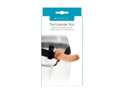 Proteza-The Extender Plus Vibrating Hollow Strap On Kinx - 2
