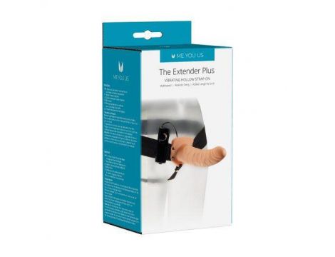 Proteza-The Extender Plus Vibrating Hollow Strap On Kinx - 3
