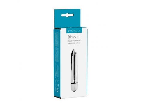 Wibrator- Me You Us Blossom 10 Mode Bullet Vibrator Silver - 4