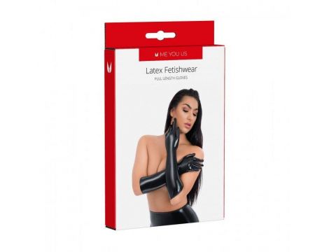 Me You Us Latex Full Length Glove Small - 3