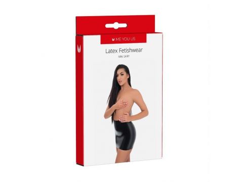 Me You Us Latex Mini Skirt Large