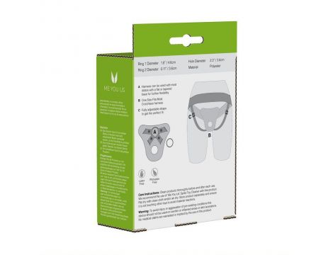 Me You Us Black Adjustable Harness - 4