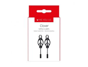 Me You Us Clover Nipple Clamp Black